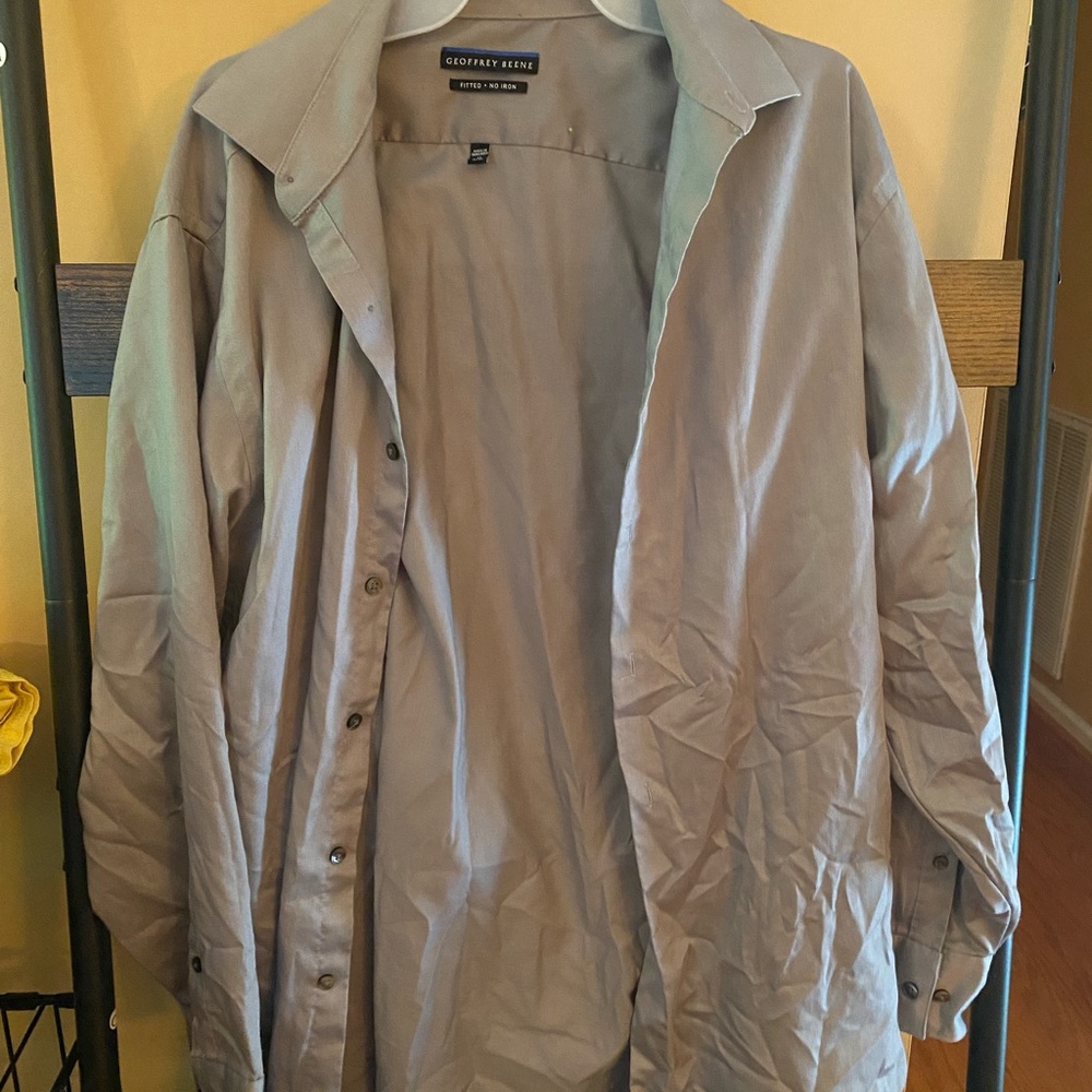 Gray dress shirt